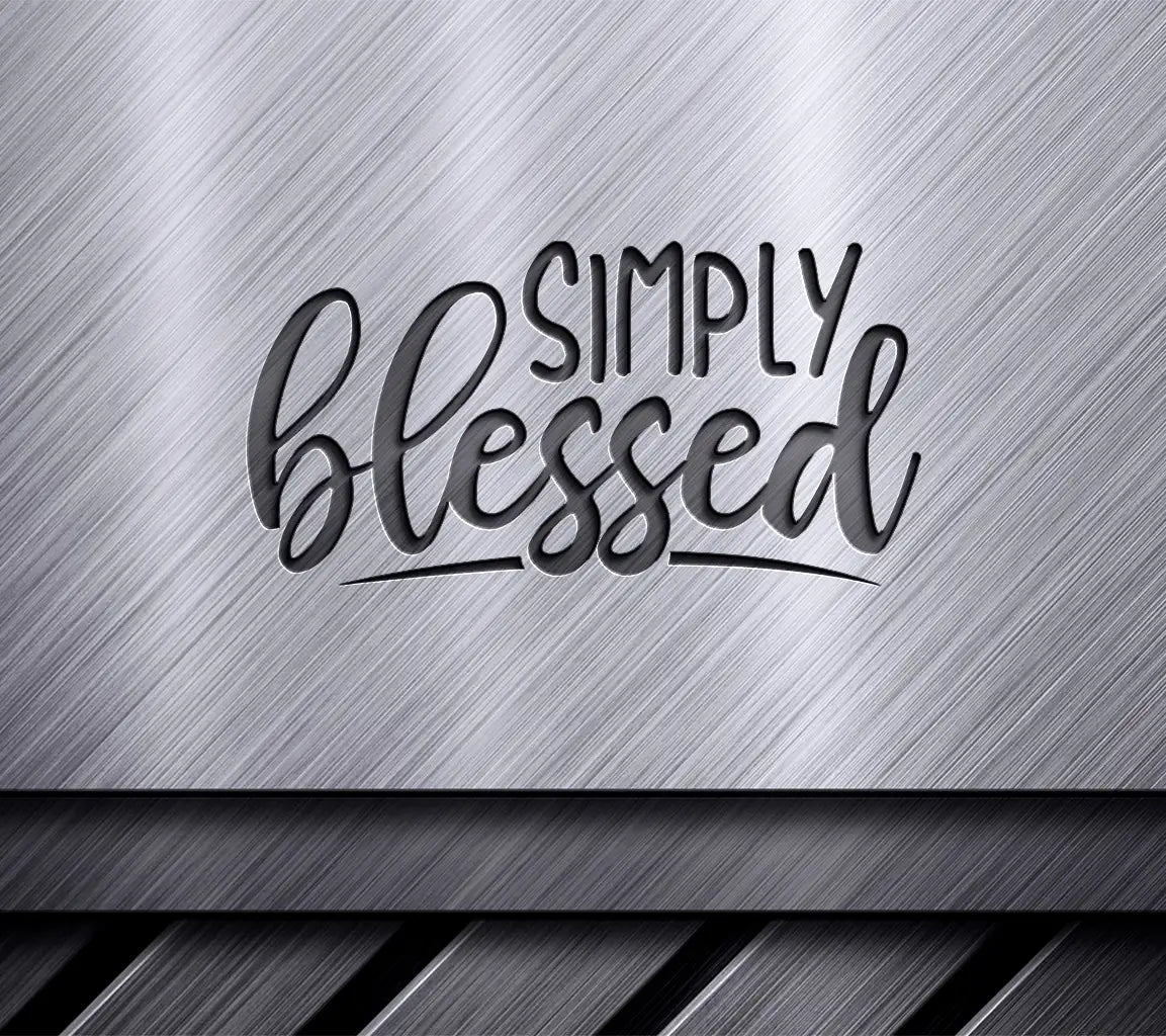 Simply Blessed Arrow Logo -  Christian SVG SVG