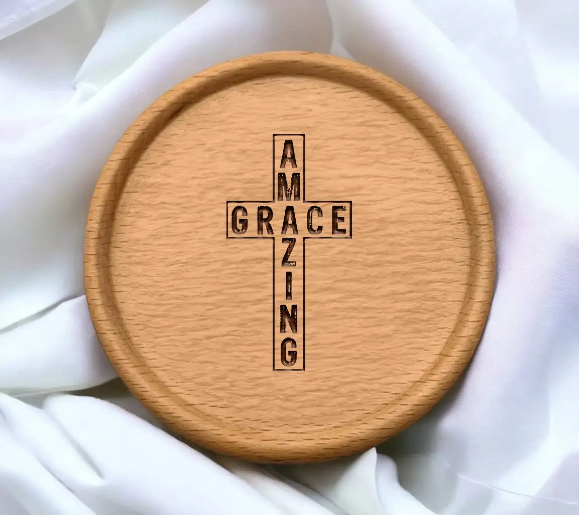 Amazing Grace Cross SVG - Christian T-Shirt Design SVG