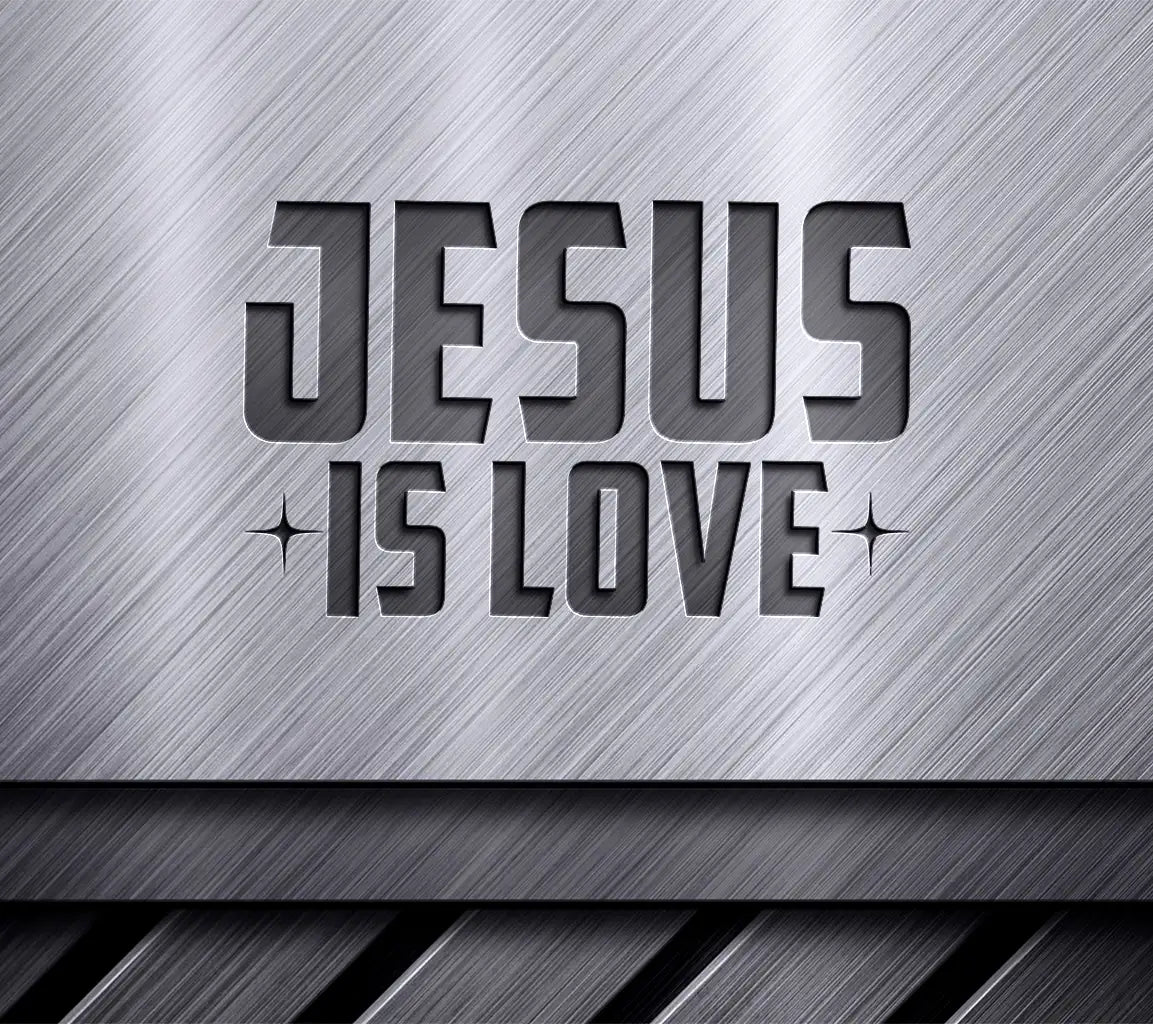 Jesus Is Love SVG -  Christian T-Shirt Design SVG