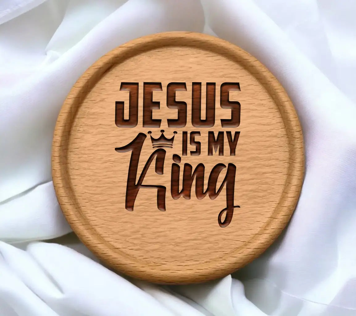 Jesus Is My King SVG - Christian T-Shirt Design SVG