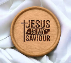 Jesus Is My Savior SVG - Christian T-Shirt Design with Cross SVG