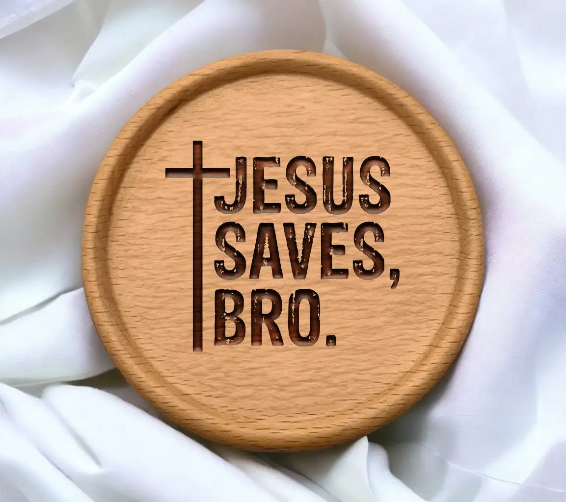 Jesus Saves Bro SVG - Christian T-Shirt Design SVG