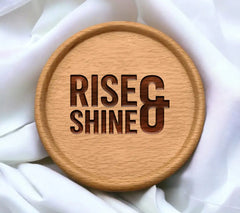 Rise & Shine Christian T-Shirt Design -  Logo SVG SVG