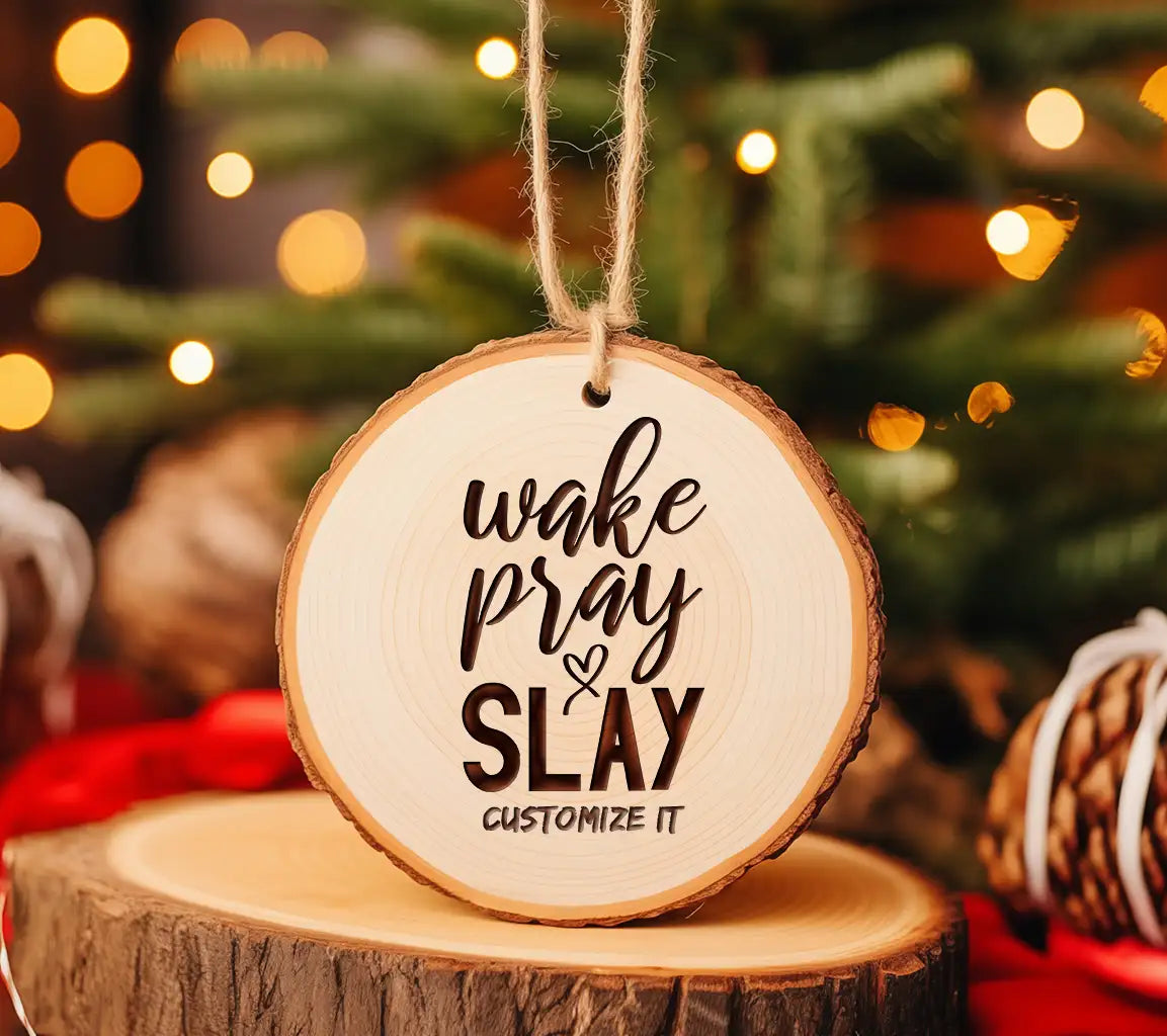 Wake Pray Slay SVG - Christian Inspirational Quote Design SVG