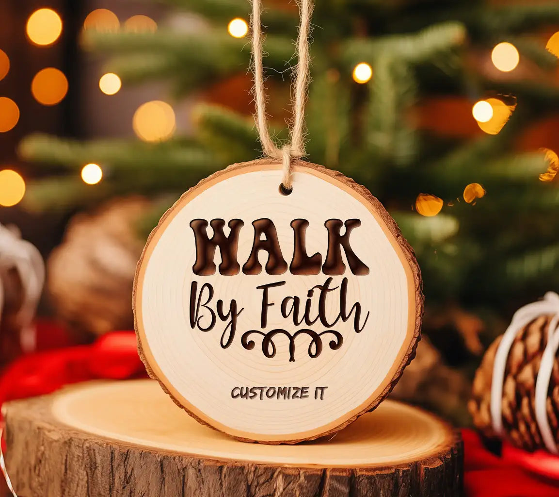 Walk By Faith SVG -  Christian Logo Design SVG