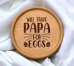 Funny Christian Will Trade Papa for Eggs SVG Design SVG