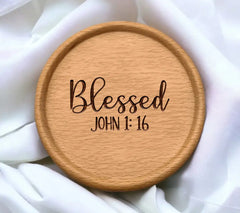 Blessed John 116 SVG - White Background Christian Design SVG