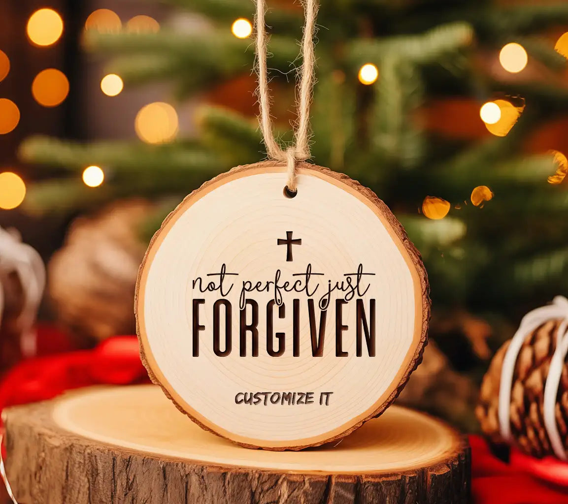 Not Perfect, Just Forgiven  Cross SVG - Christian Design SVG