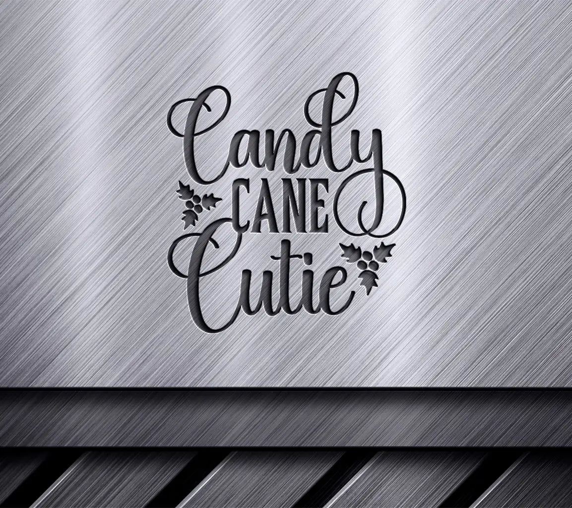 Candy Cane Cutie SVG -  Christmas Sign SVG