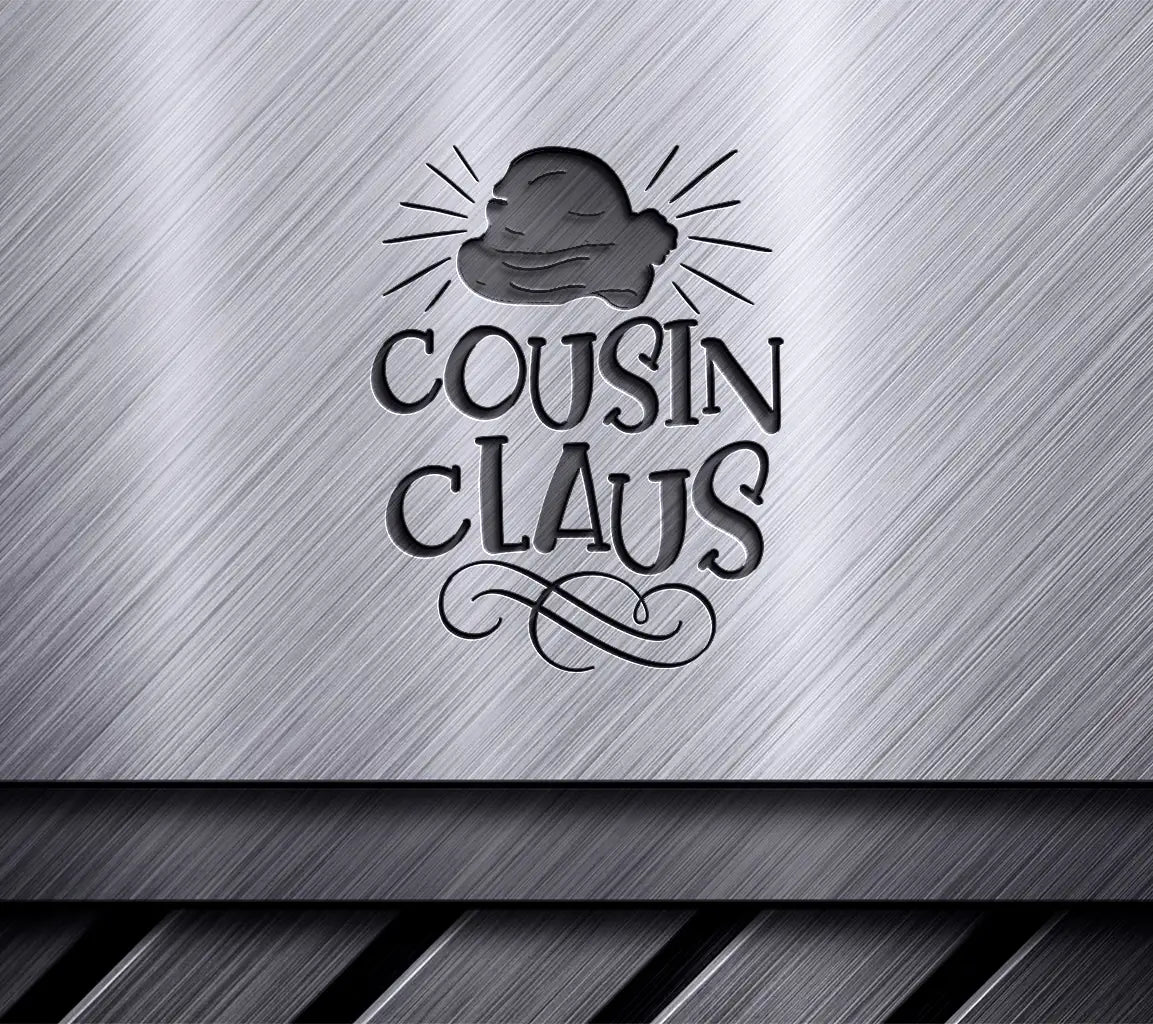 Cousin Claus Christmas SVG - Santa Hat Design SVG