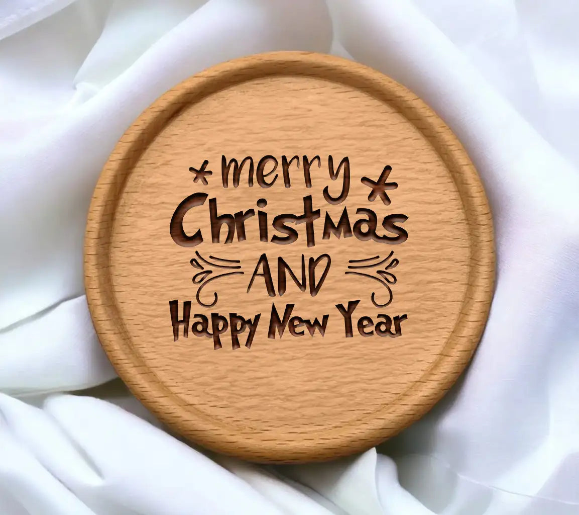  Merry Christmas & Happy New Year SVG Design SVG