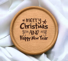  Merry Christmas & Happy New Year SVG Design SVG