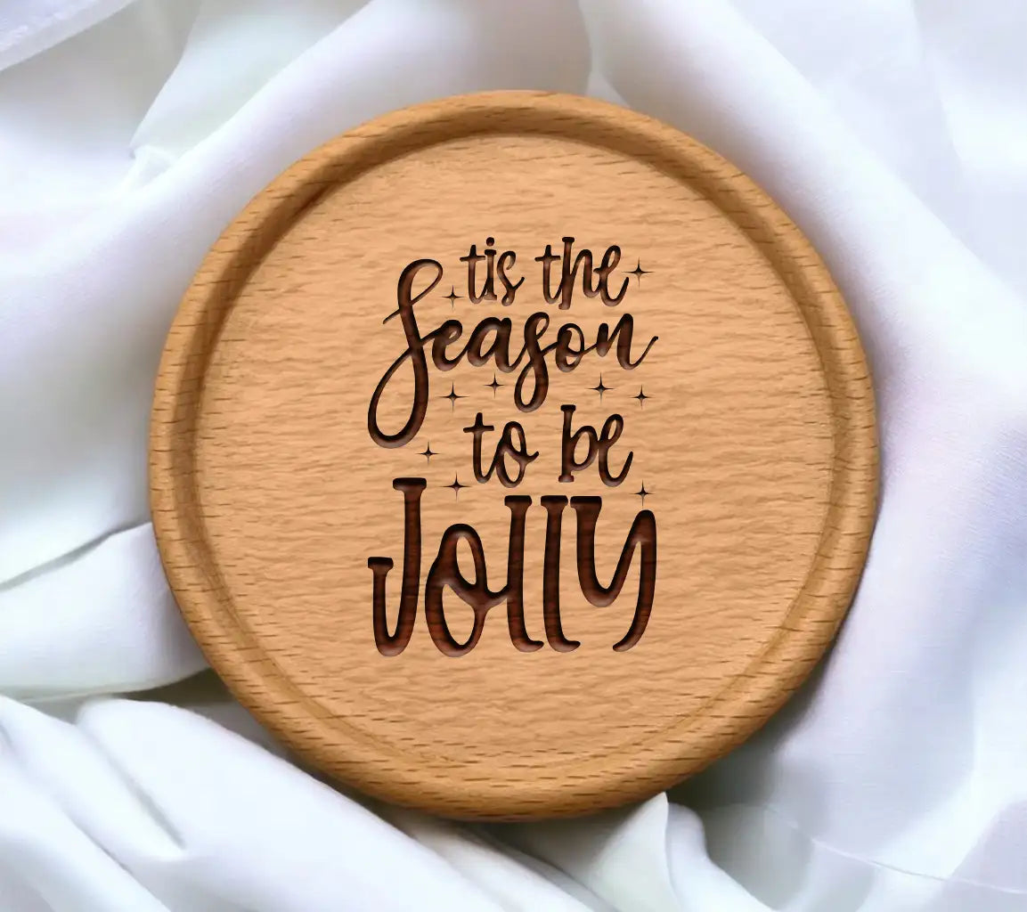 Tis the Season to Be Jolly SVG - Christmas Design SVG