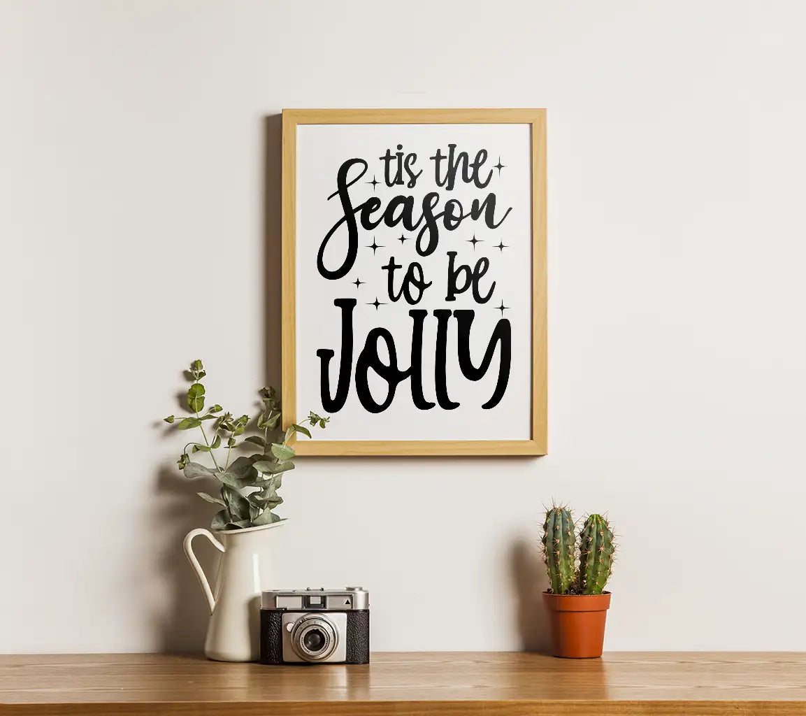 Tis the Season to Be Jolly SVG - Christmas Design SVG