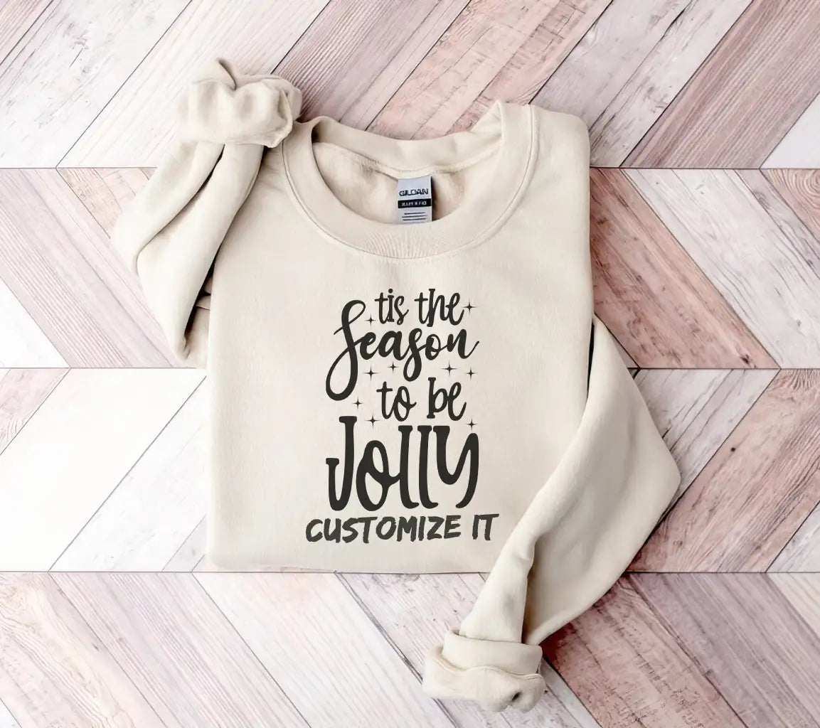 Tis the Season to Be Jolly SVG - Christmas Design SVG