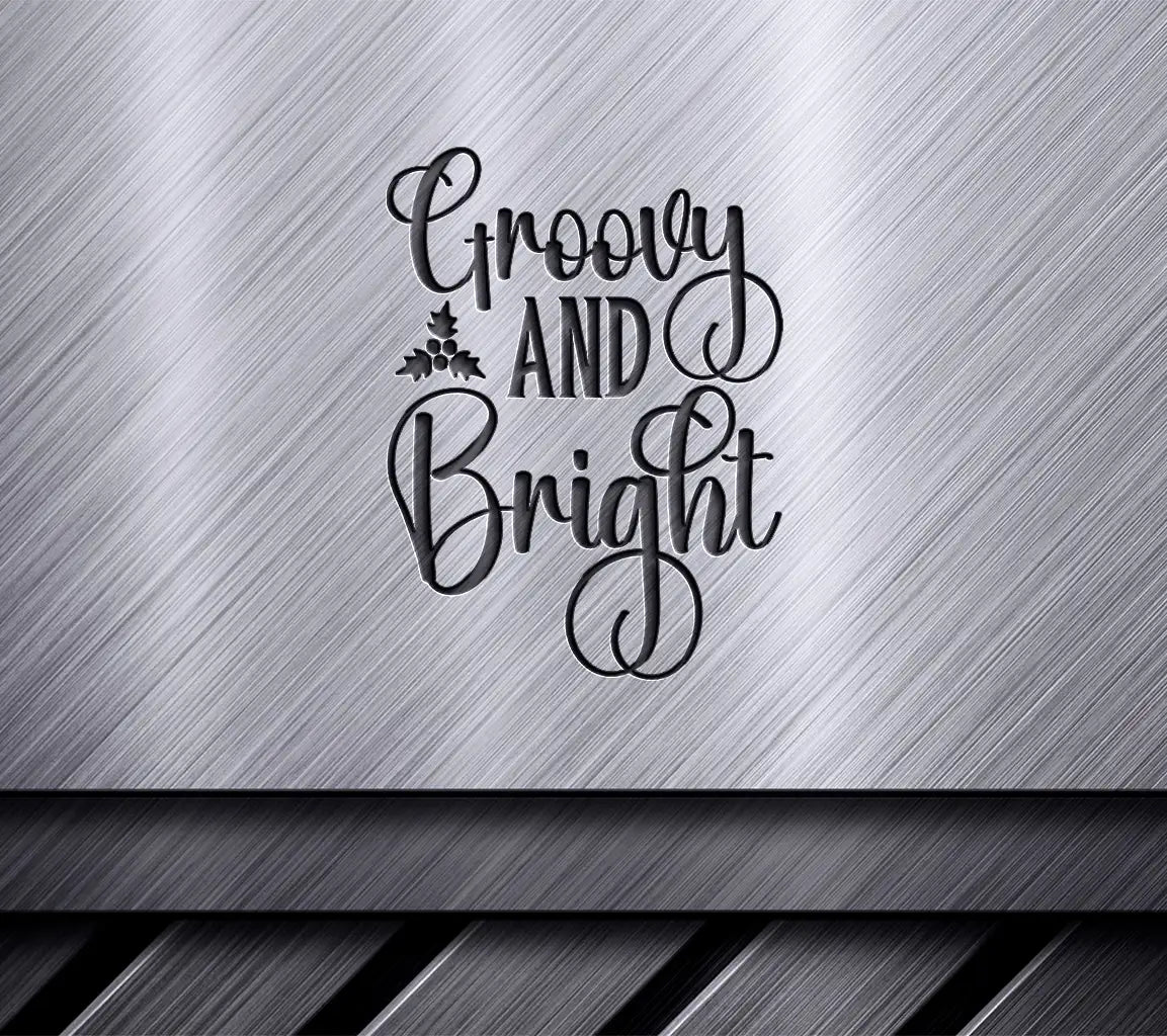 Groovy & Bright Christmas SVG -  Sign SVG