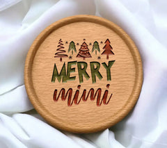 Merry Mimi Christmas Trees SVG SVG