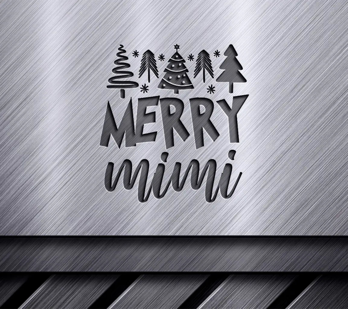 Merry Mimi Christmas Trees SVG SVG