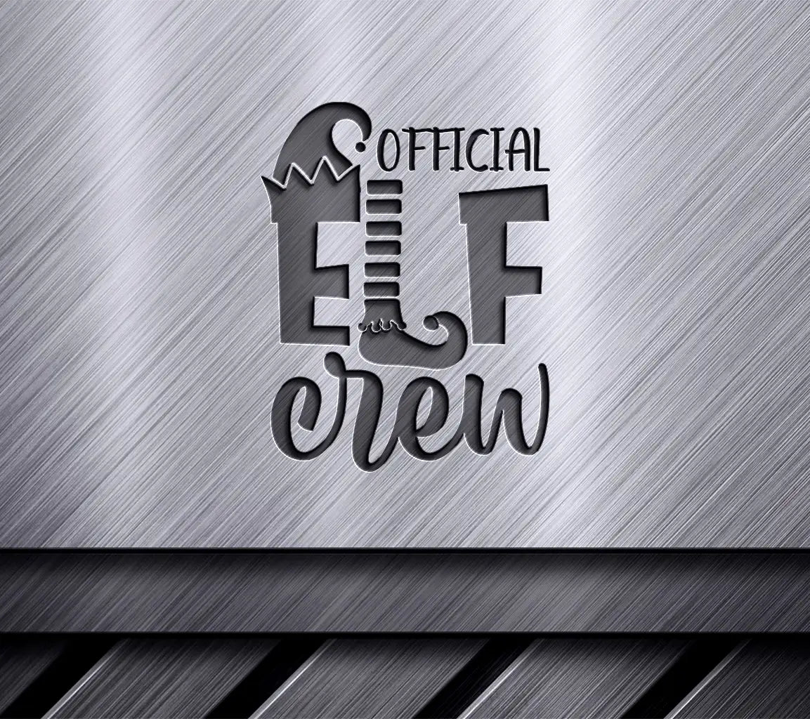 Official Elf Crew SVG Design - Christmas Elf Hat & Feet SVG