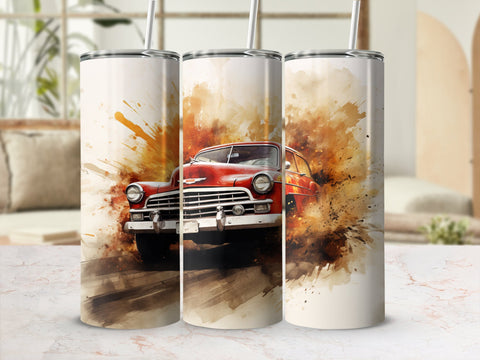 Tumbler- Classic Car, 20 oz