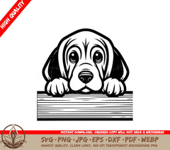 Coonhound Watcher SVG Digital Product