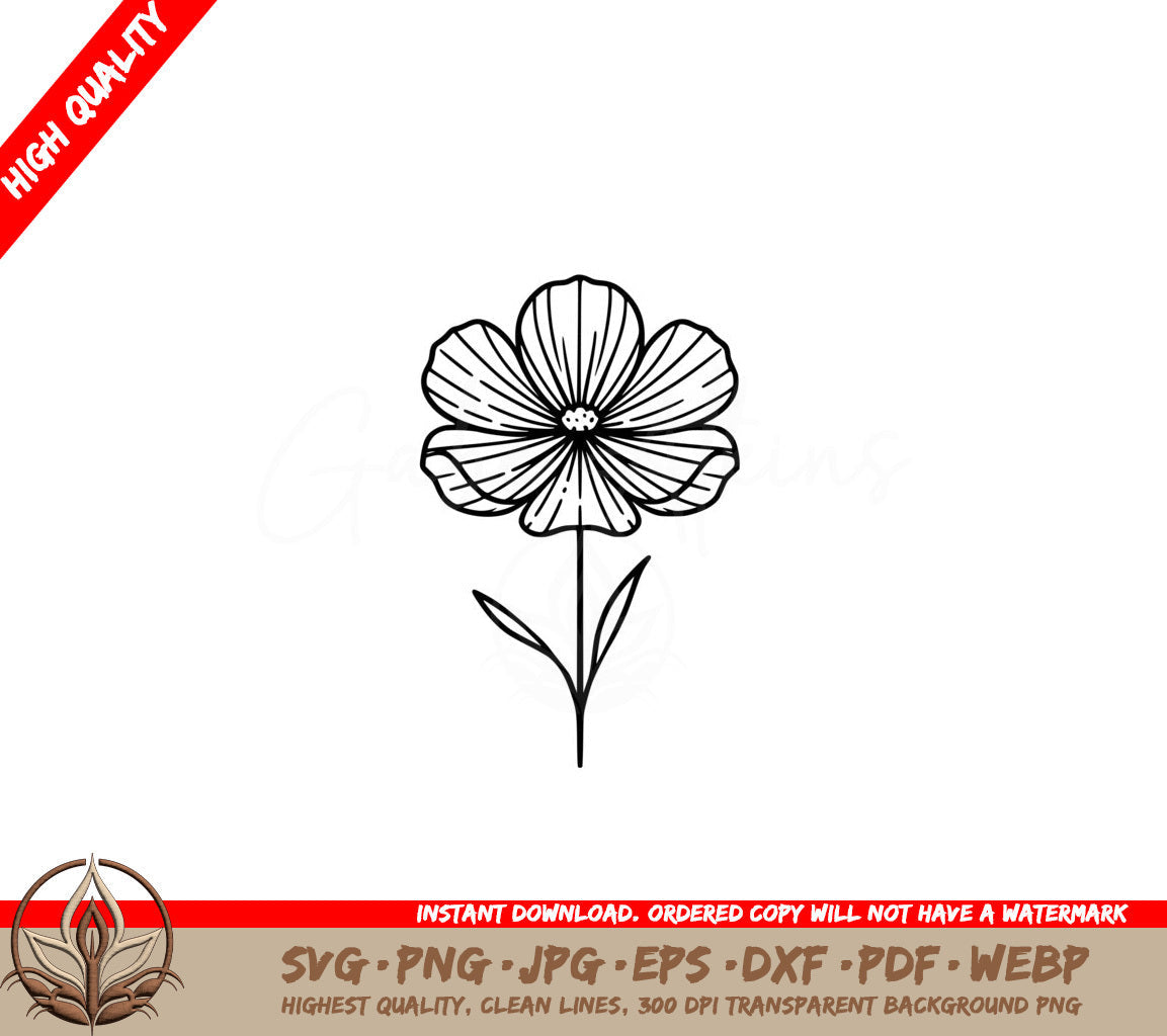 Cosmos Blossom Essence SVG