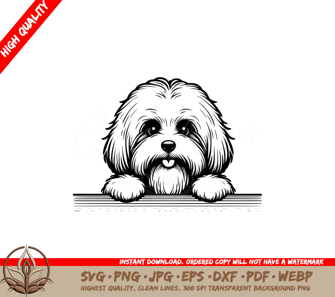 Cotons De Tulear Watchdog SVG - Digital Product File, Multi-Format