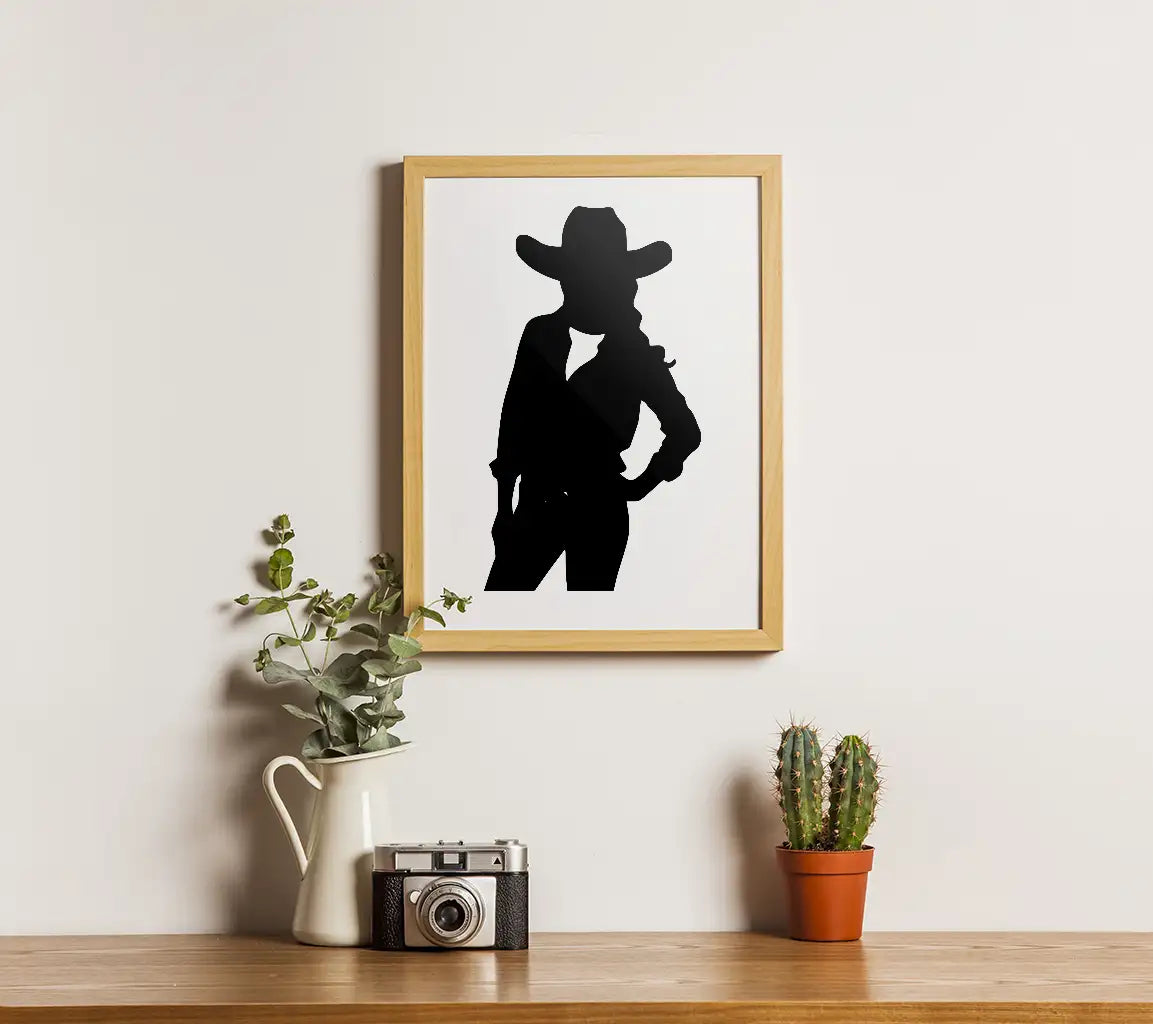 Country Girl Silhouette