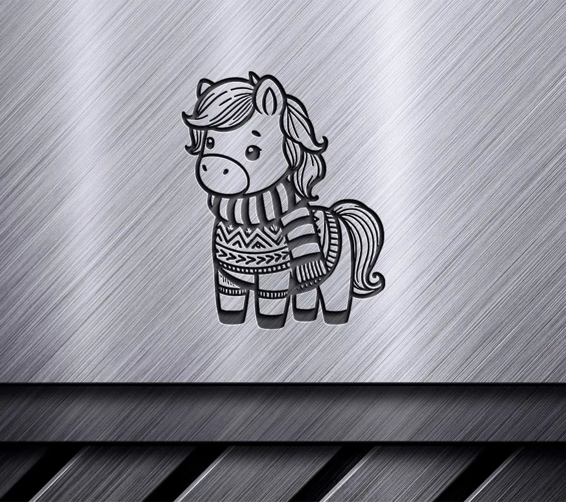 Cozy Sweater Horse