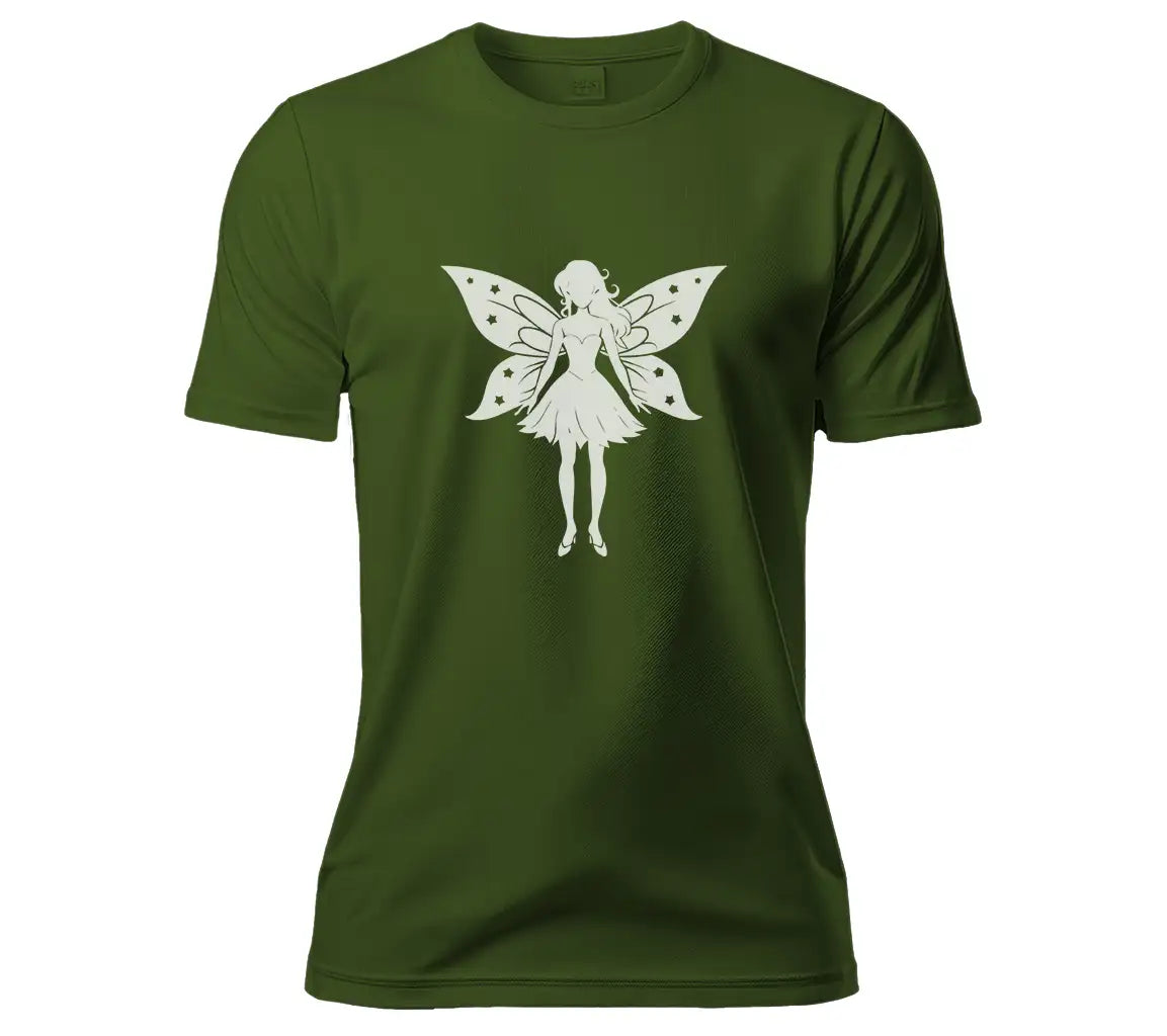  Fairy Silhouette with Butterfly Wings SVG SVG