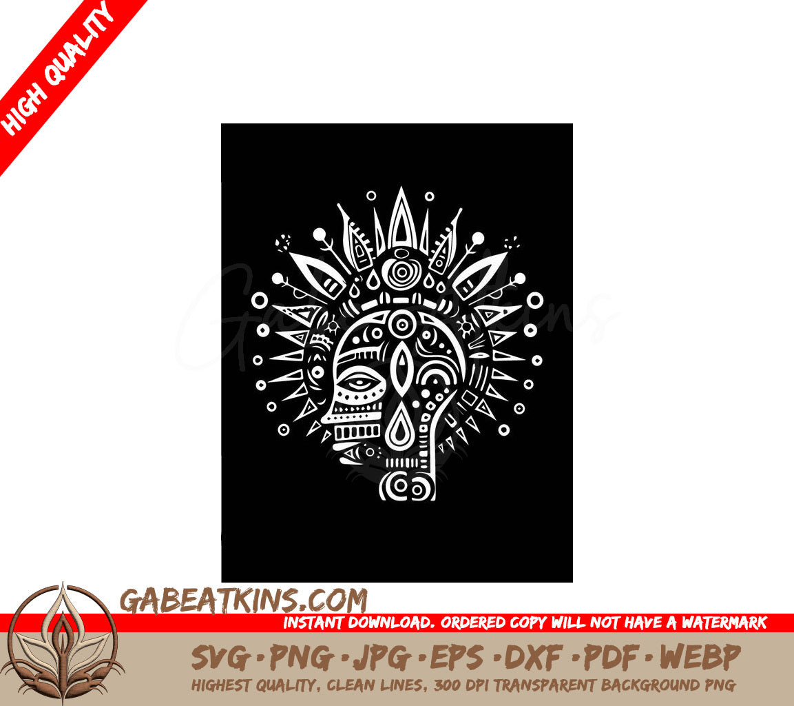  Crowned Skull SVG - Vector Outline Illustration SVG