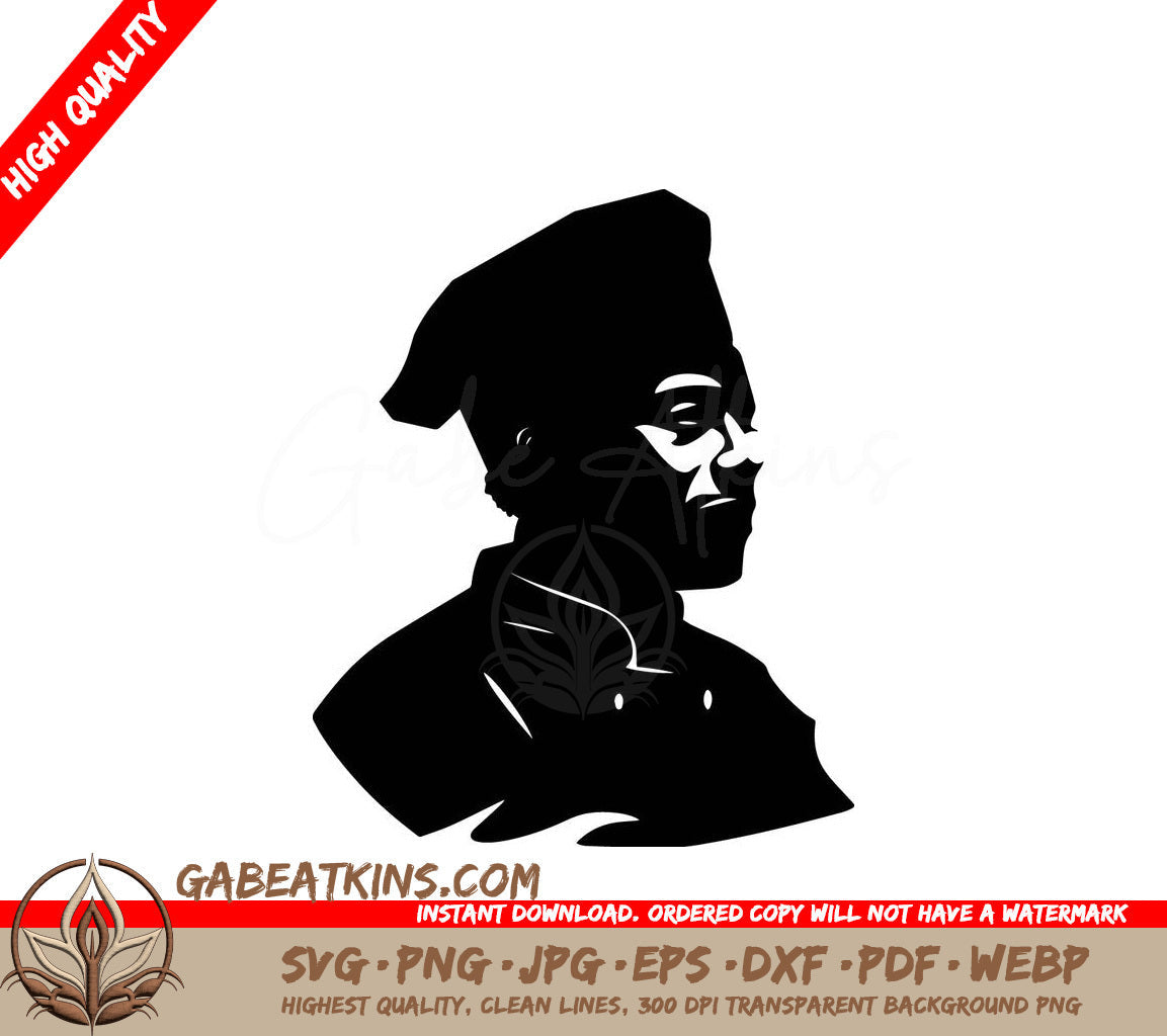  A Chef With A Hat On SVG - Culinary Chef SVG