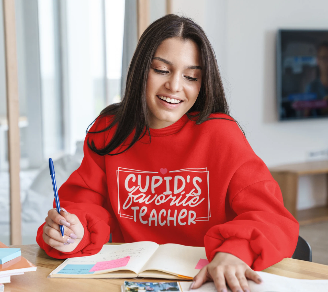 Cupid's Favorite Teacher, Valentine Teacher Shirt, Teacher Valentine S | Favorite Teacher, Valentine Teacher Shirt, Teacher Valentine Sweater, Teacher Valentine Sweatshirt, Valentines Day Gift