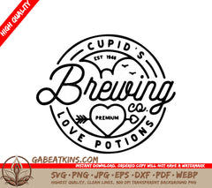 Cupids Brewing Co. Premium Love Potions Logo SVG - Cupids Brewing Co. SVG SVG