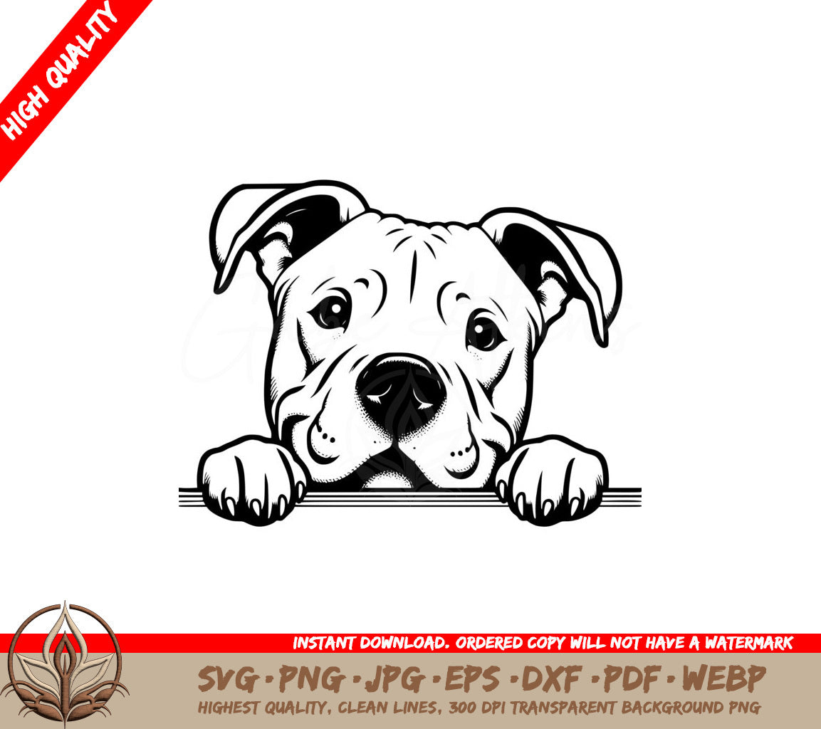 Curious Dogo Argentino SVG - Single Product, Multiple Formats