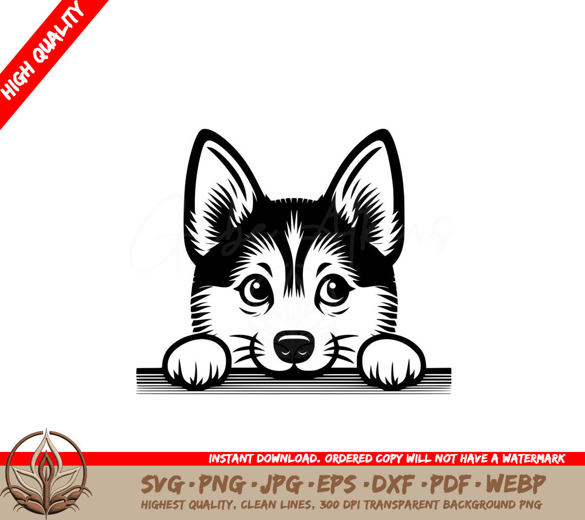 Curious Lundehund SVG - Single product file in multiple formats for flexibility.