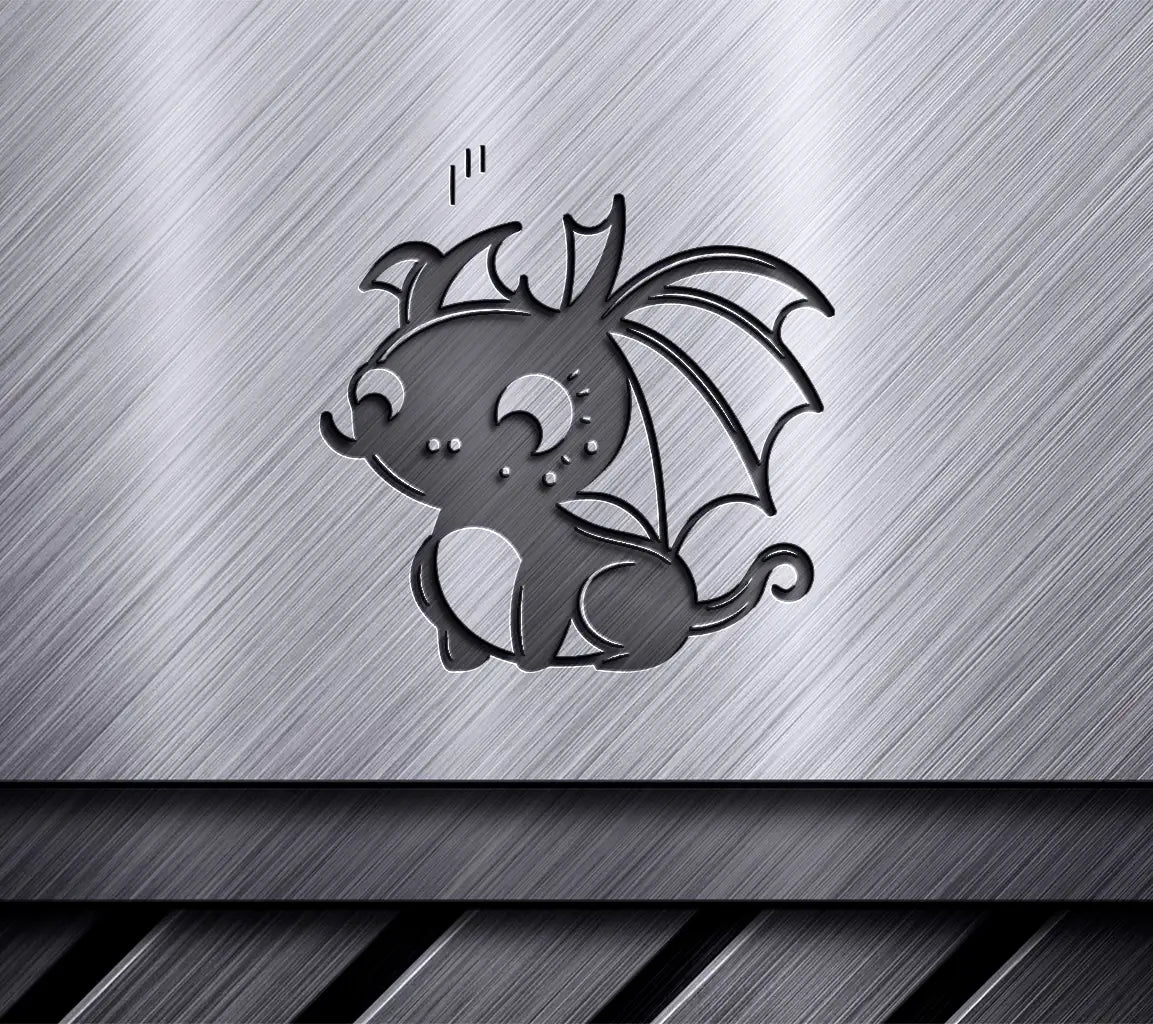 Cute  Cartoon Dragon SVG Illustration SVG