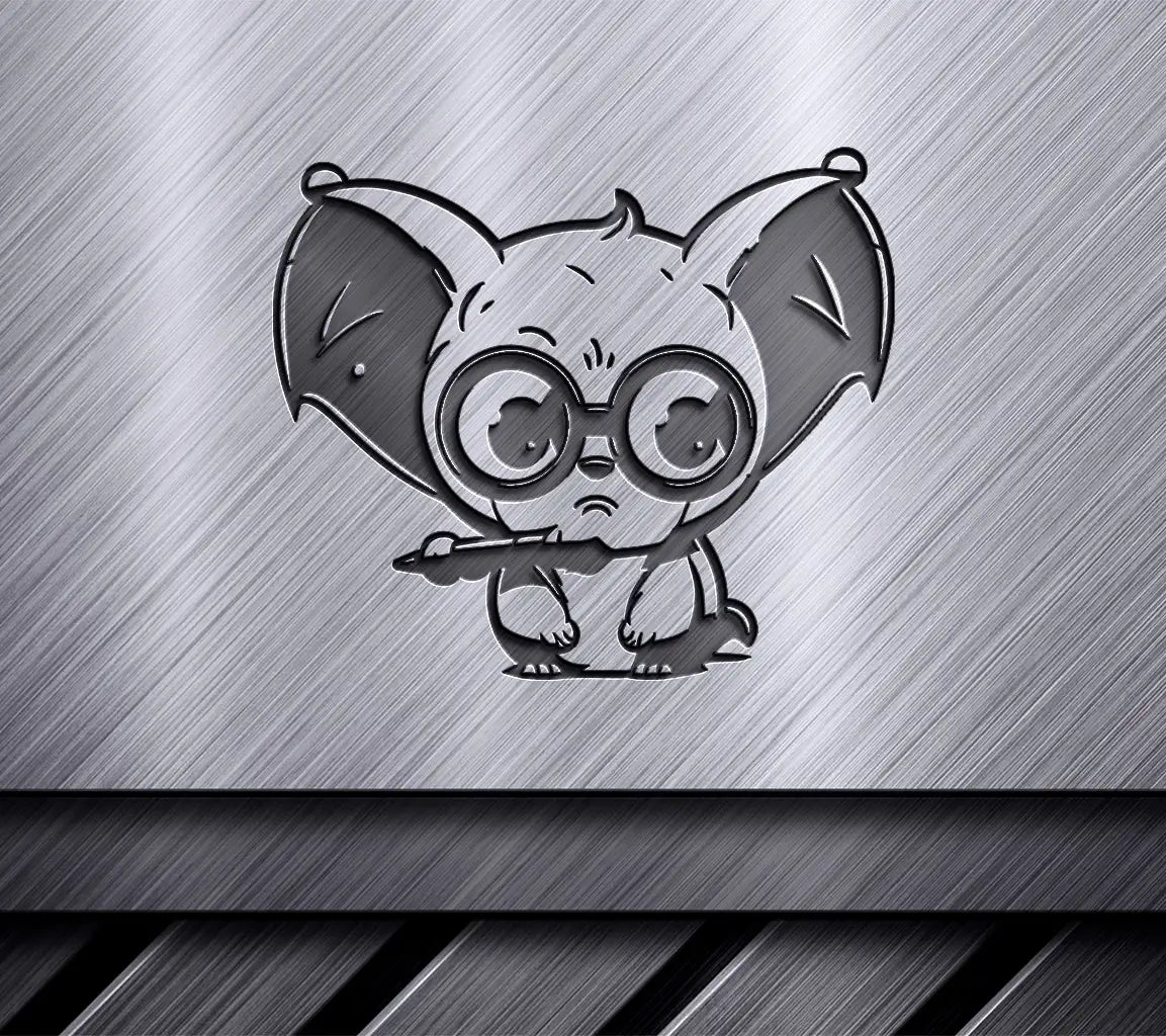 Cute Chihuahua with Glasses & Pen -  Cartoon SVG SVG