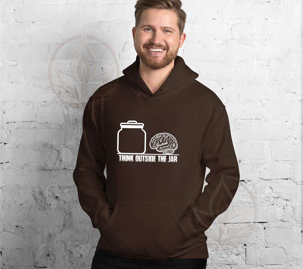 Think Outside The Jar Hoodie, Perfect Hoodie For Dads On Fathers Day | | Jar Hoodie, Perfect Hoodie