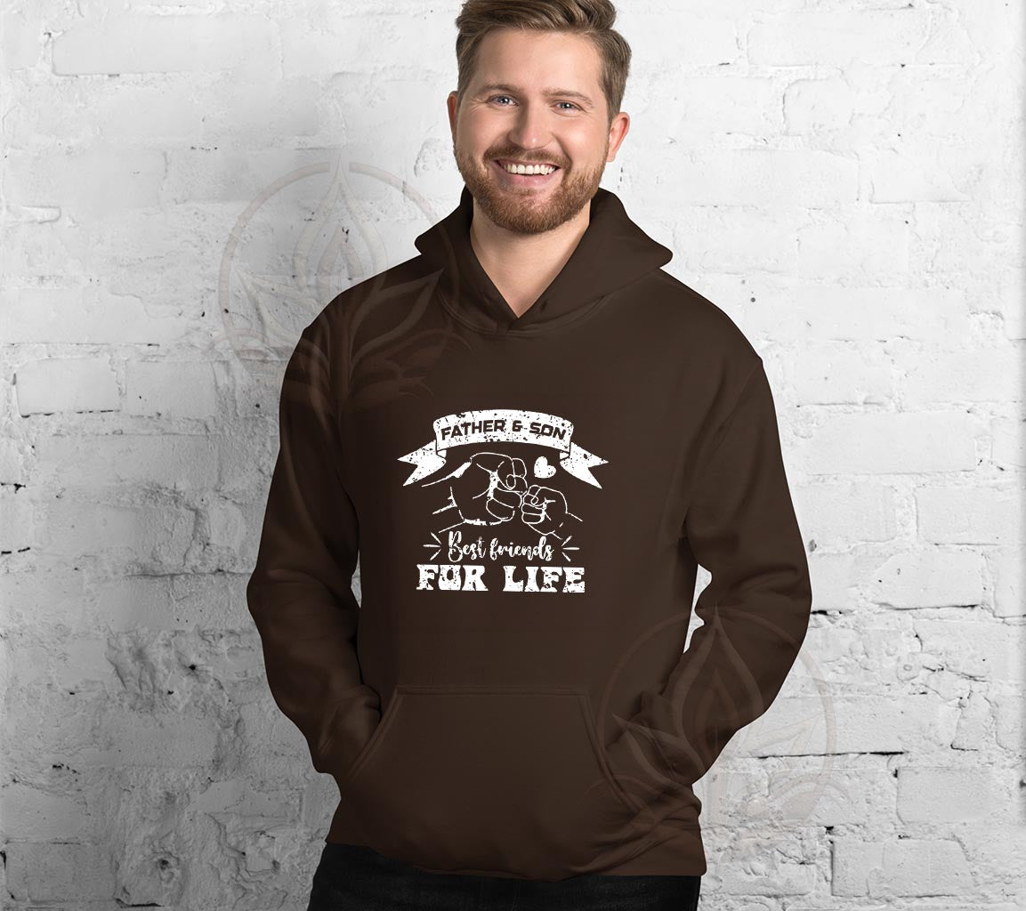 Father And Son Best Friends For Life Hoodie, Perfect Hoodie For Dads O | Day Gift, Funny Father Hoodie,