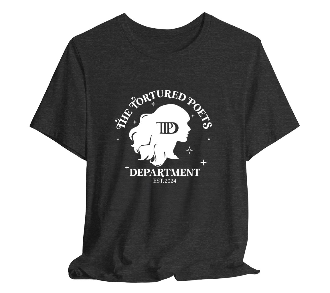 TTPD T-Shirt Featuring A Silhouette of Taylor | The Tortured Poets Dep | Tortured Poets Department