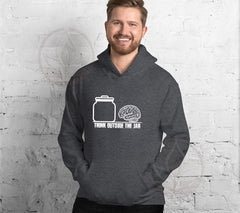 Think Outside The Jar Hoodie, Perfect Hoodie For Dads On Fathers Day | | Jar Hoodie, Perfect Hoodie