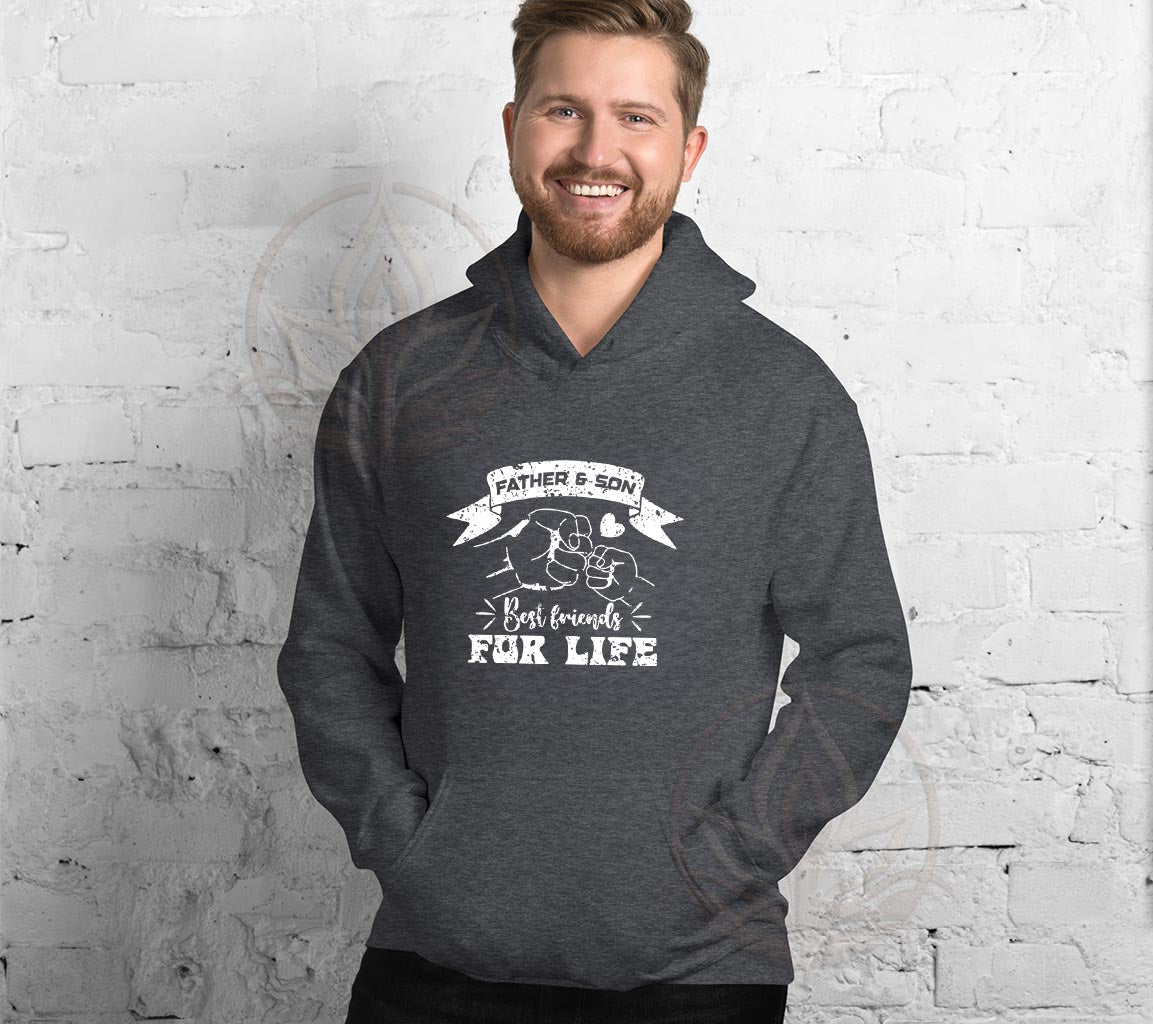 Father And Son Best Friends For Life Hoodie, Perfect Hoodie For Dads O | Day Gift, Funny Father Hoodie,