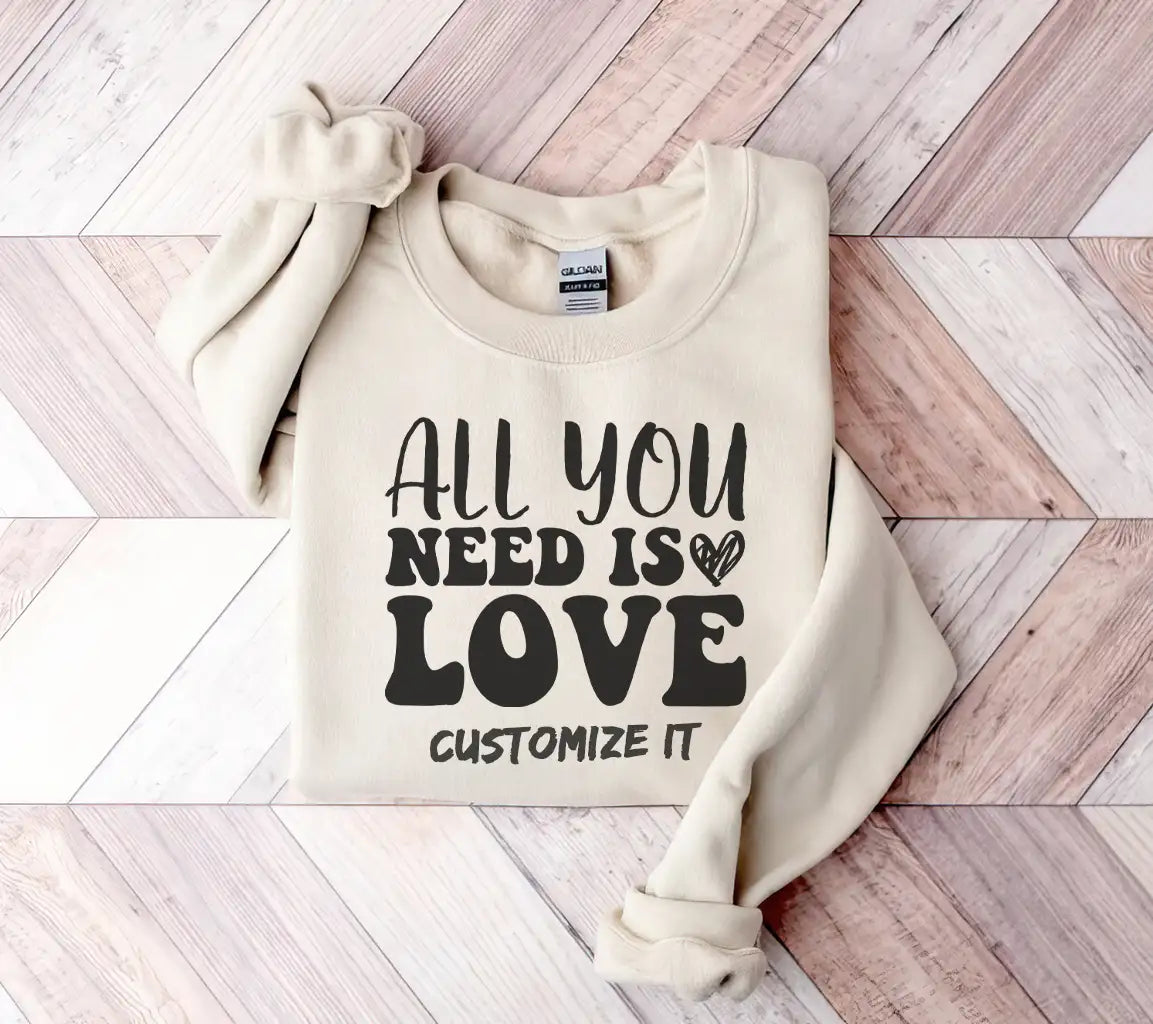 All You Need Is Love SVG - Printable Poster Design SVG