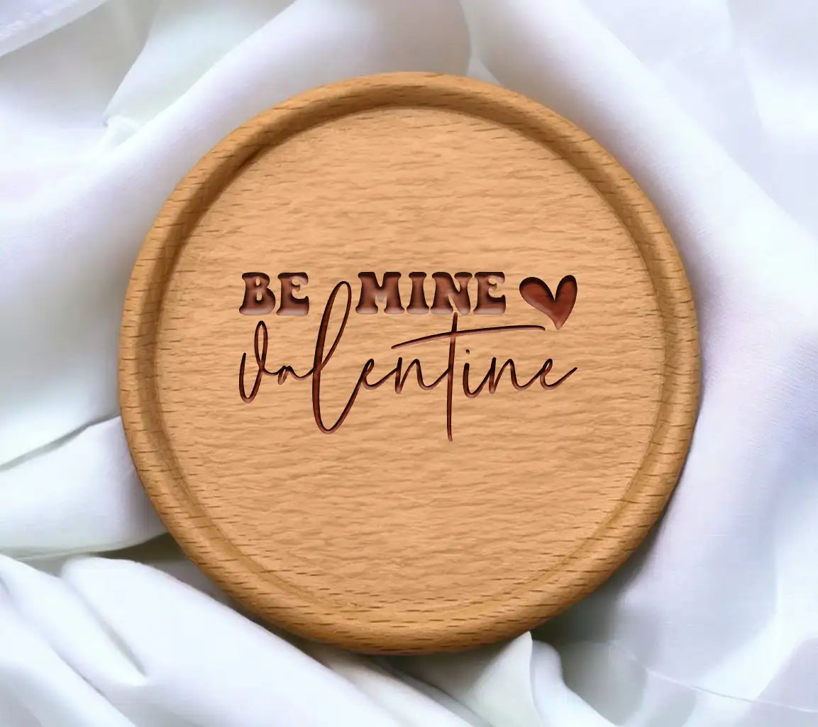 Be Mine Valentine SVG - Heart Design for Valentines Day SVG