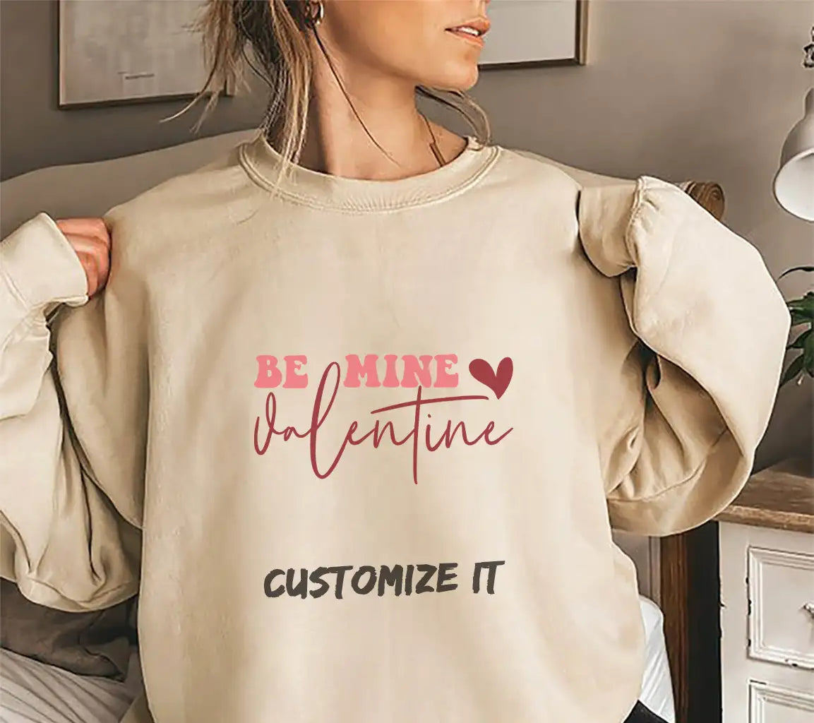 Be Mine Valentine SVG - Heart Design for Valentines Day SVG