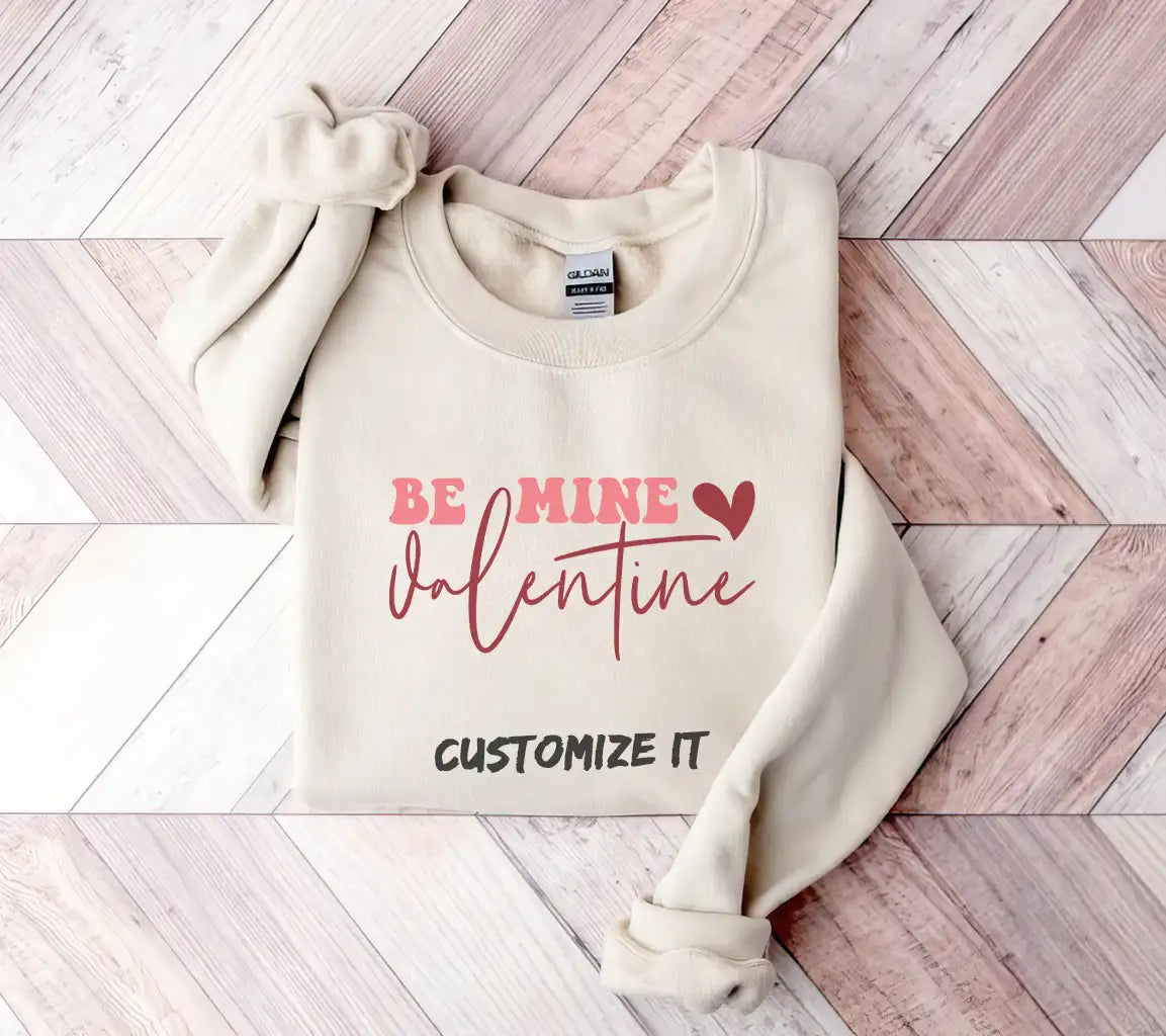 Be Mine Valentine SVG - Heart Design for Valentines Day SVG