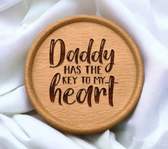 Daddy Has The Key To My Heart SVG -  Design SVG