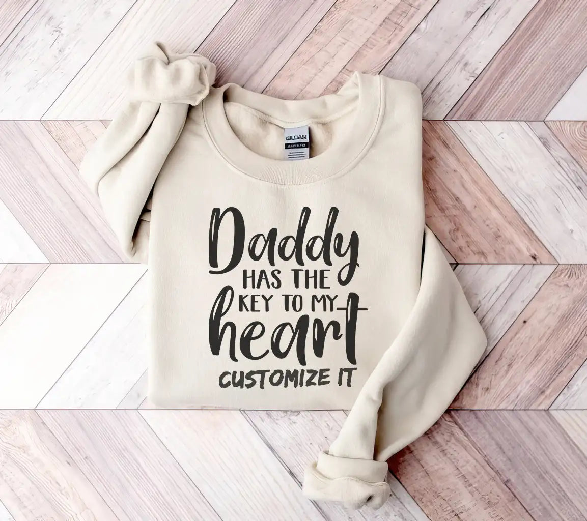 Daddy Has The Key To My Heart SVG -  Design SVG