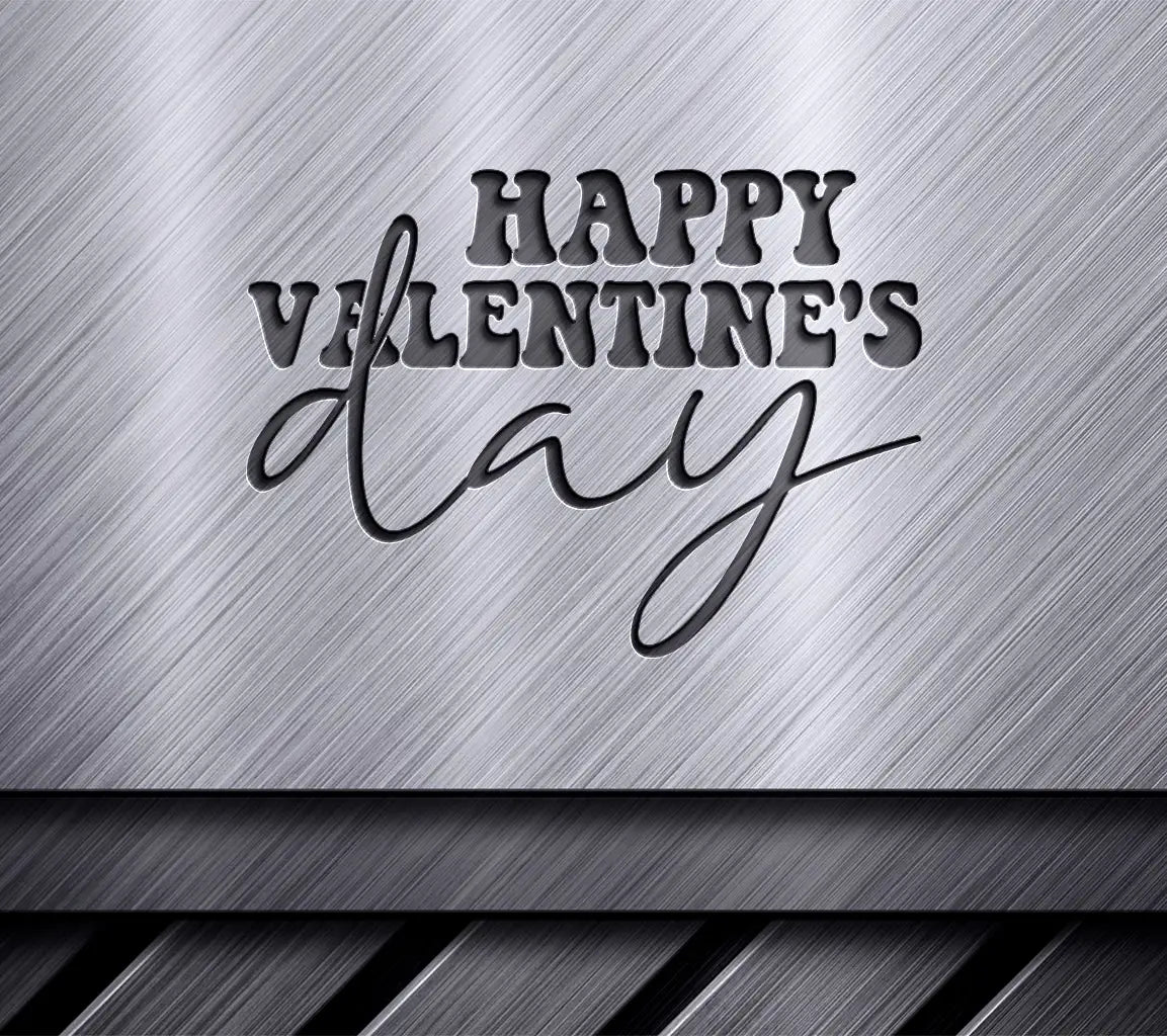 Happy Valentines Day SVG Design - Cut File for Valentines Day Decorations SVG